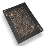 Skeleton King of Spades - Faux Leather - 2.5'' x 3.5''