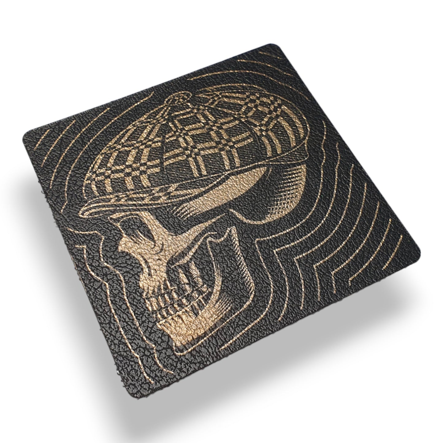 Skeleton Peaky Blinders - Faux Leather - 3'' x 3''