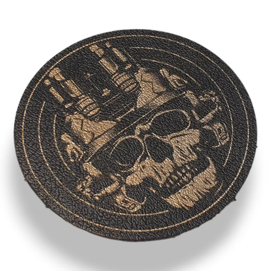 Skeleton Operator - Faux Leather - 3''