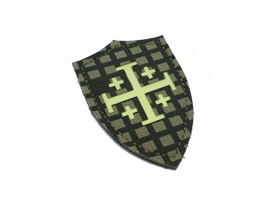 Jerusalem Cross Shield - 3'' x 2''