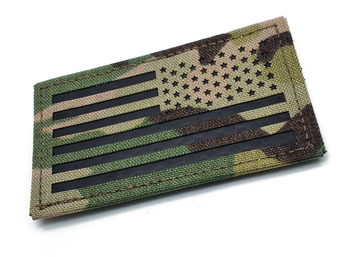 United States Flag - Reverse - Combat model (6 Lines & Stars at half)