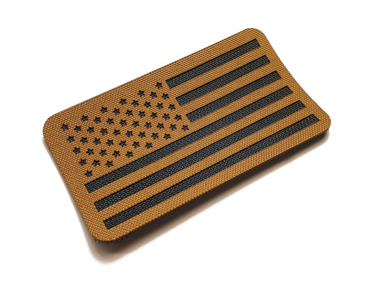 Minimalist - United States Flag - Combat model (6 Lines & Stars at half) - 3.5'' x 2''