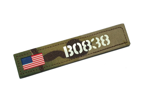 Custom Nametape with full color flag - 5'' x 1''