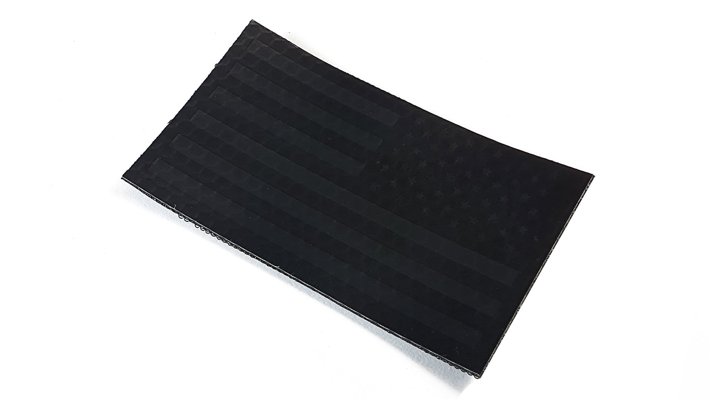 United States Flag - Black / SOLAS Infrared - Forward or Reverse - Printed