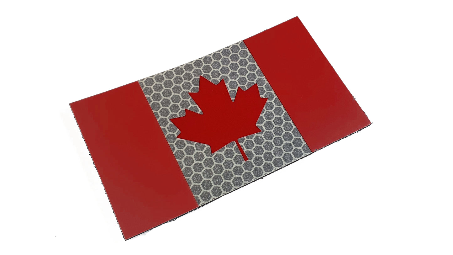 Canadian Flag - Red / SOLAS reflective - Printed