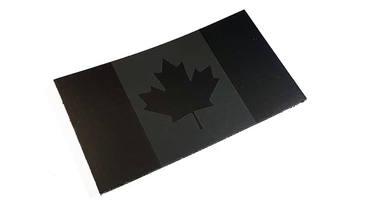 Canadian Flag - Black / SOLAS Infrared - Printed